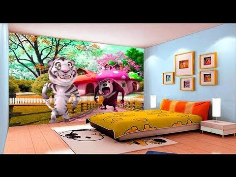 3d wallpaper for children's bedroom India